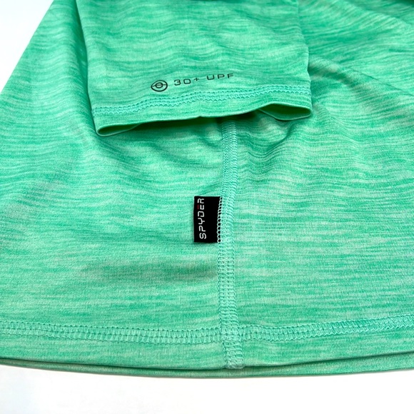 SPYDER SWIM RASH-GUARD SURF SAND SUN SHIRT YPF 30+, BEAUTIFUL LIGHT GREEN - Picture 13 of 13